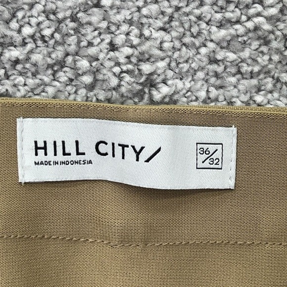 Hill City Pants Mens 36x32 Beige Utility Trail Pant Tech Chino Brown 396407 - Picture 8 of 14